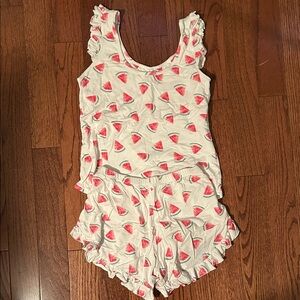 Watermelon Print Pajama Set